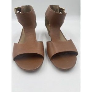 Franco Sarto   Wedge Sandal, Women’s Size  9 M, Brown